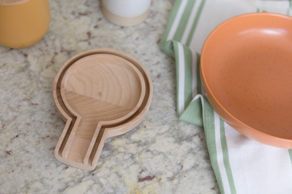 KitchenCraft Idilica Beechwood Spoon Rest