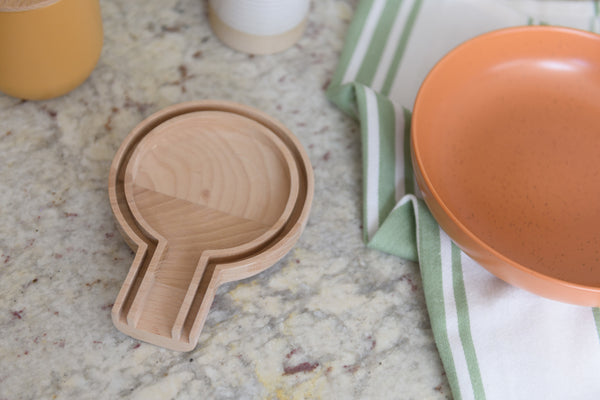KitchenCraft Idilica Beechwood Spoon Rest image 2