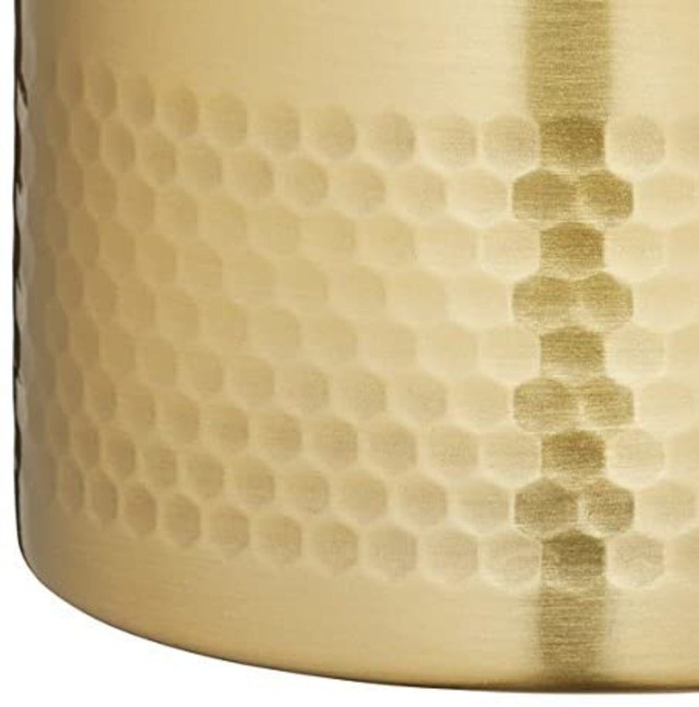 BarCraft Five Piece Hammered Brass Finish Cocktail Tool Set