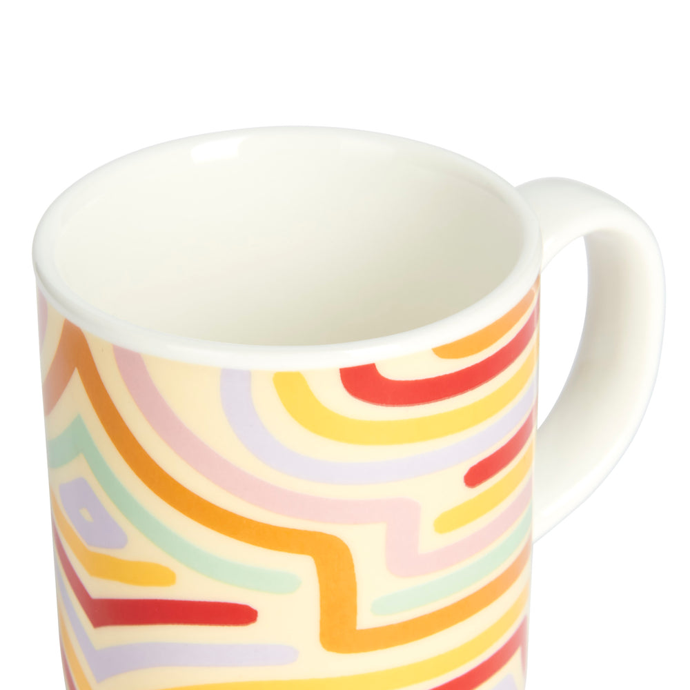 KitchenCraft Espresso Mug Soleada Abstract Design