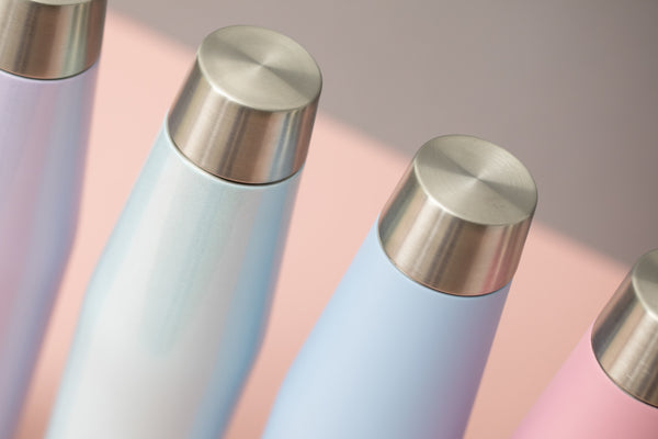 BUILT Apex 540ml Insulated Water Bottle, BPA-Free 18/8 Stainless Steel - Iridescent Blue image 7