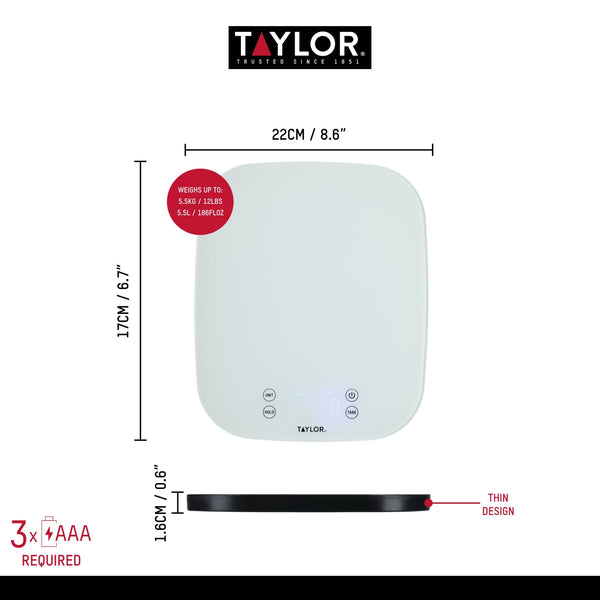 Taylor Pro Waterproof Digital Dual 14Kg Scale image 8
