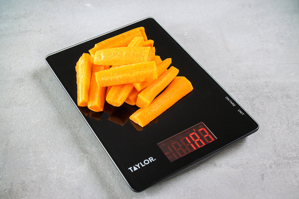 Taylor Pro Black Glass Digital Dual 5Kg Kitchen Scale