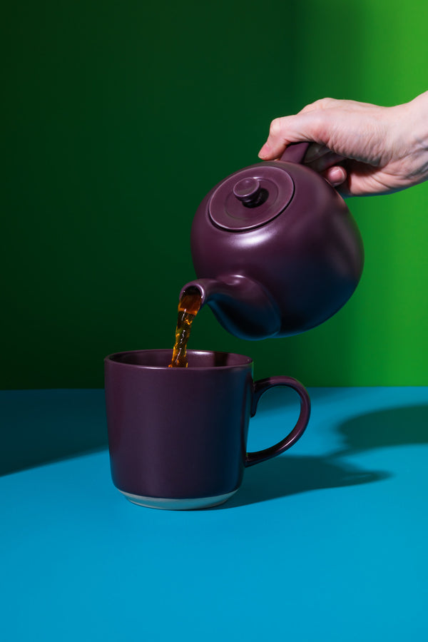 La Cafetière Classic Teapot 2 Cup, Purple, 600ml image 5