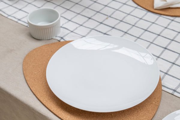 Mikasa Pebble-Shaped Cork Placemats, Set of 4, Natural, 38 x 30cm image 6