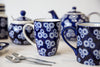 London Pottery Set Of 4 Tulip Mugs Blue image 2