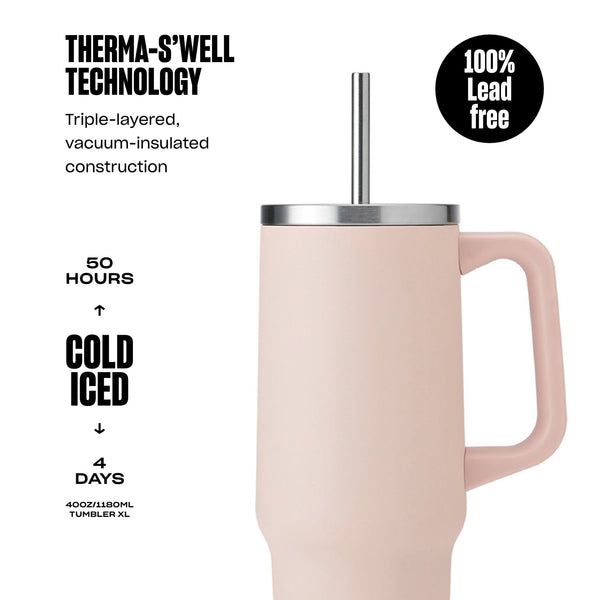 S'well Tumbler XL, 1180ml, Himalayan Salt image 7