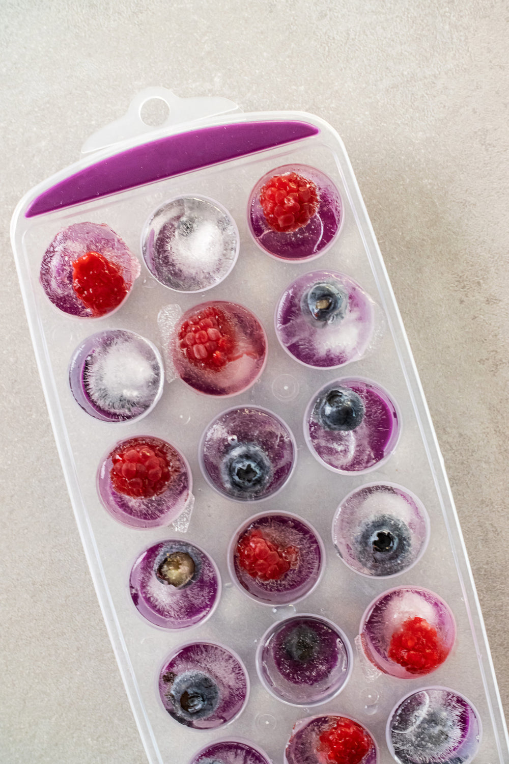 Colourworks Purple Pop Out Flexible Ice Cube Tray