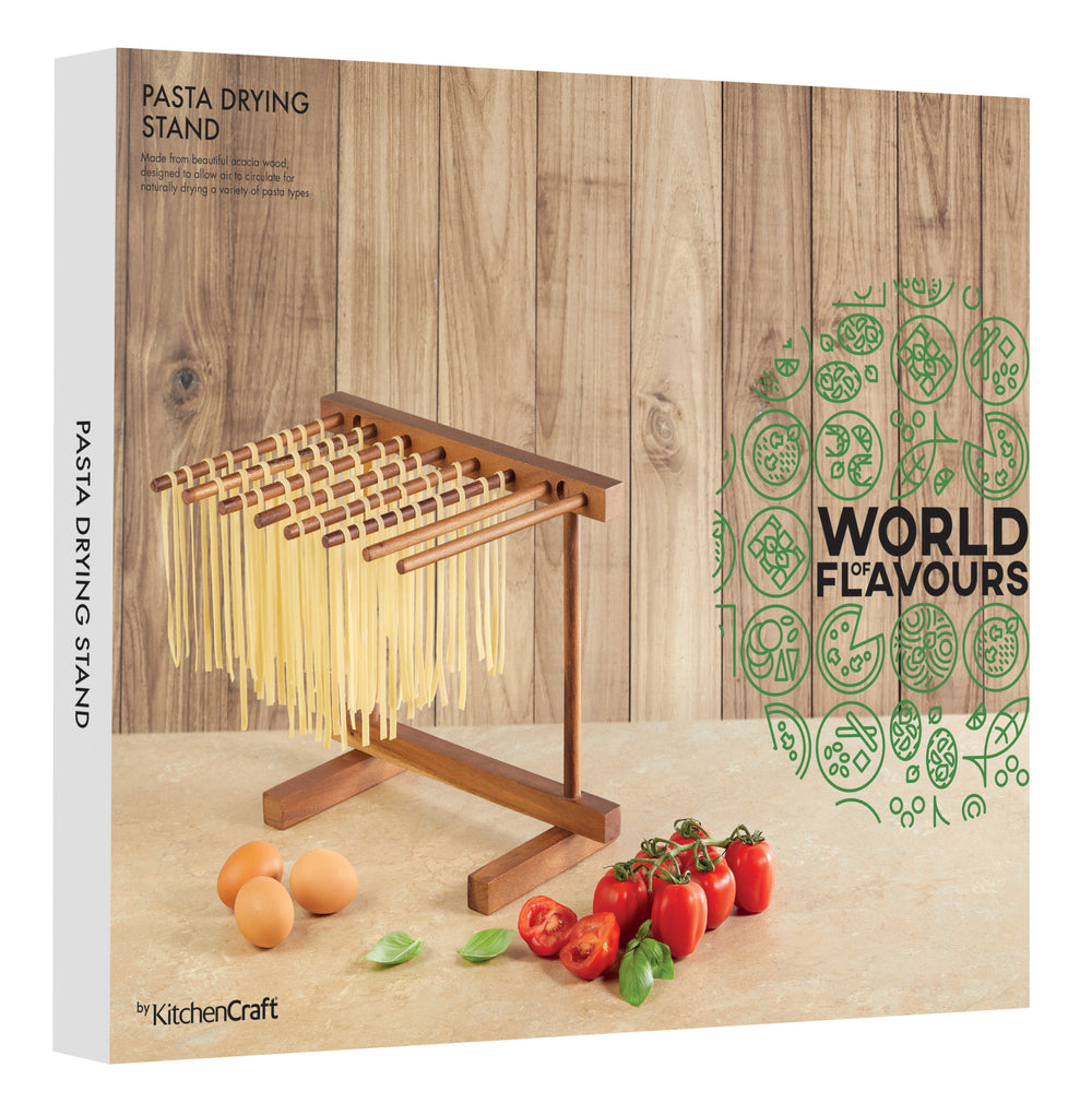 KitchenCraft World of Flavours Italian Pasta Drying Stand