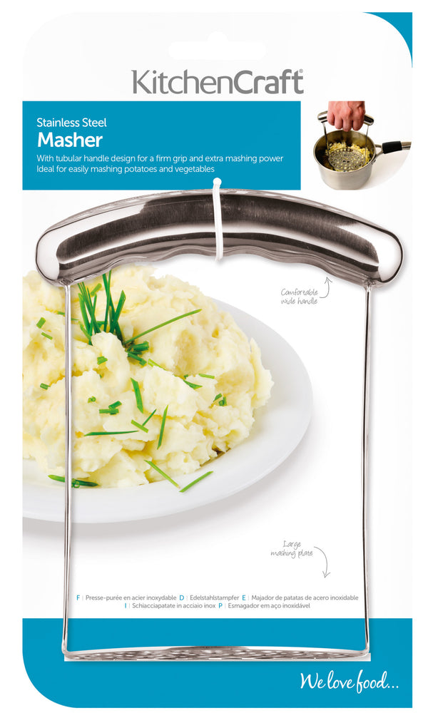 KitchenCraft Stainless Steel Potato Masher image 4