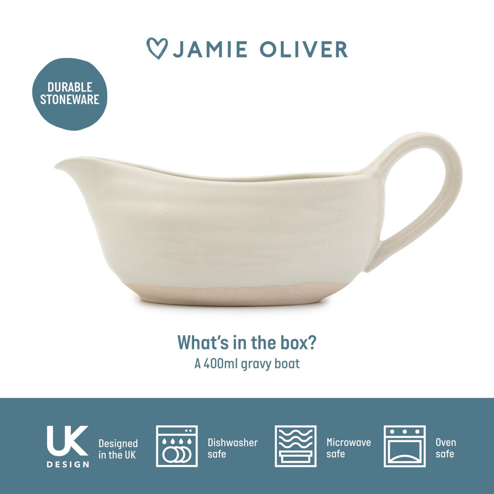 Jamie Oliver Big Love Great Gravy Boat, Stoneware, 400ml