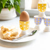 KitchenCraft Retro Floral Egg Cup Set - Porcelain, 4 Pieces image 7