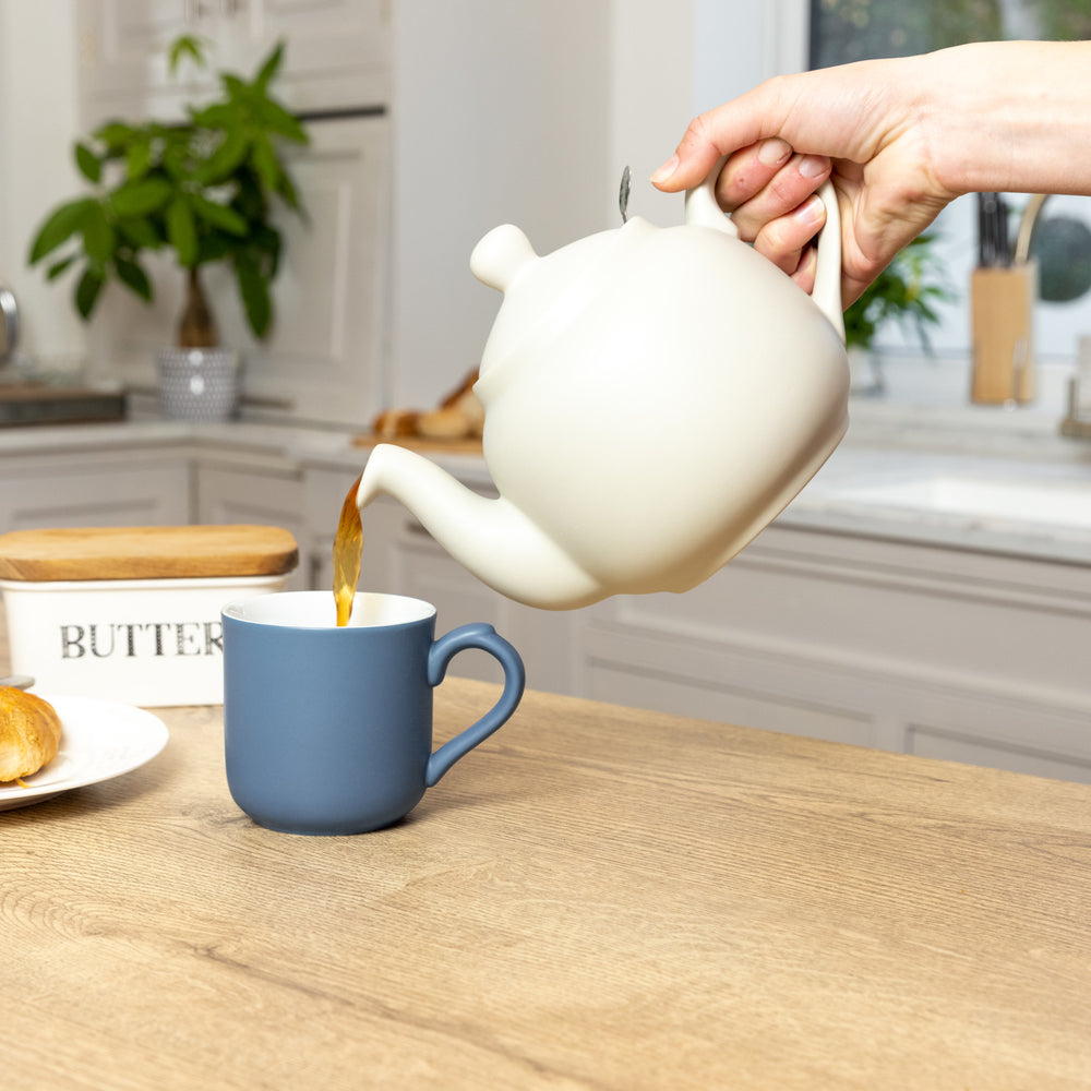 Set of 4 London Pottery Farmhouse® Mugs Nordic Blue CookServeEnjoy