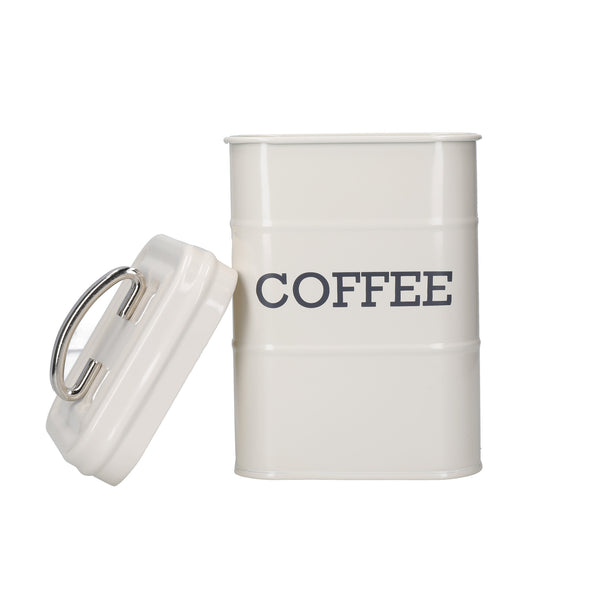 Living Nostalgia Antique Cream Coffee Tin image 6