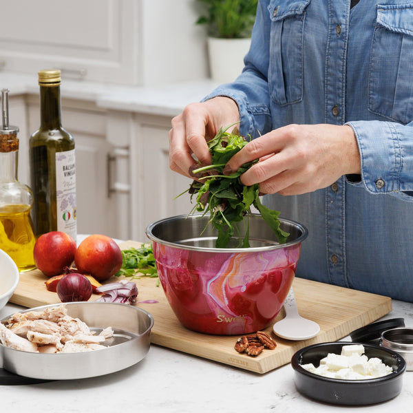 S'well Rose Agate Salad Bowl Kit, 1.9L image 2