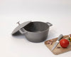 MasterClass Lightweight 2.5 Litre Casserole Dish with Lid - Ombre Grey