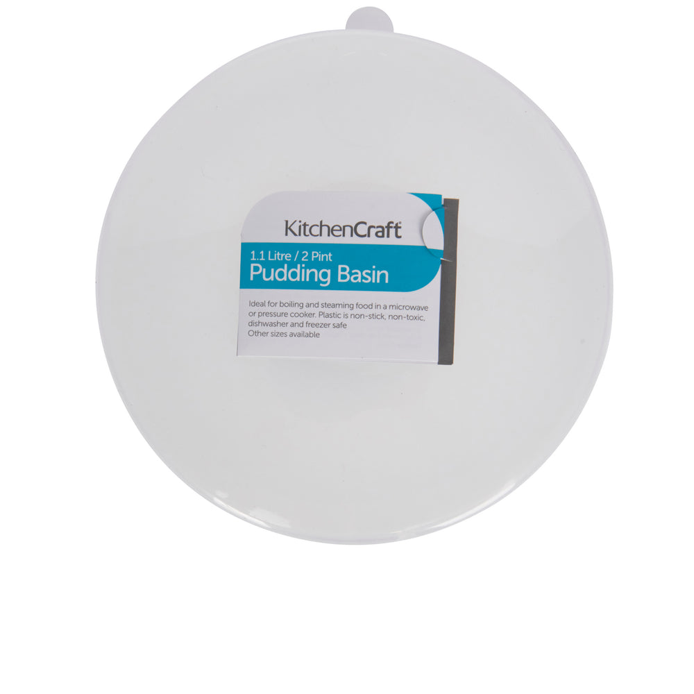 KitchenCraft Plastic Pudding Basin and Lid, 1.1L