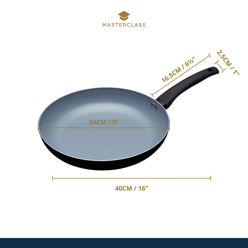 MasterClass Ceramic Non-Stick Eco Fry Pan, 30cm