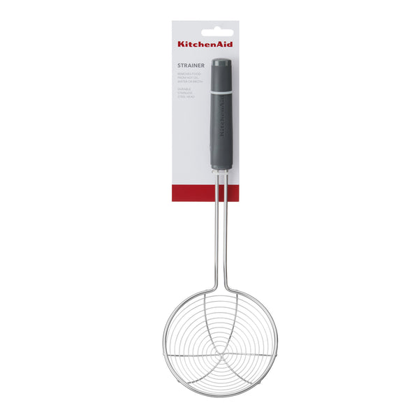 KitchenAid Soft Grip Skimmer - Charcoal Grey image 4