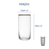 Mikasa Sorrento Ridged Crystal Highball Glasses, Set of 4, 510ml image 8