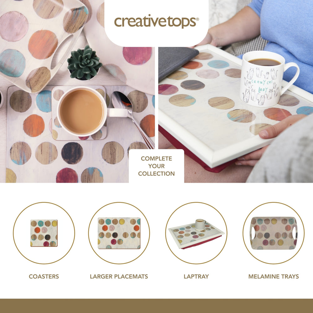 Creative Tops Retro Spot Pack Of 6 Premium Placemats