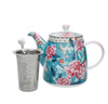 London Pottery Bell-Shaped Teapot with Infuser for Loose Tea - 1 L, Teal image 12
