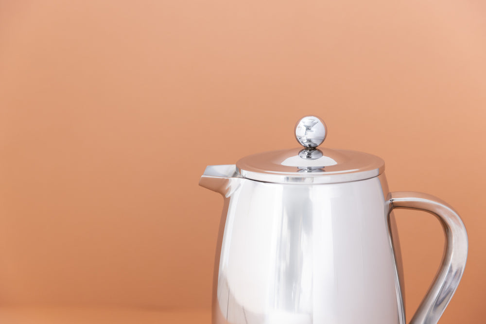 La Cafetière 8 Cup Double Wall Stainless Steel French Press, Gift Boxed