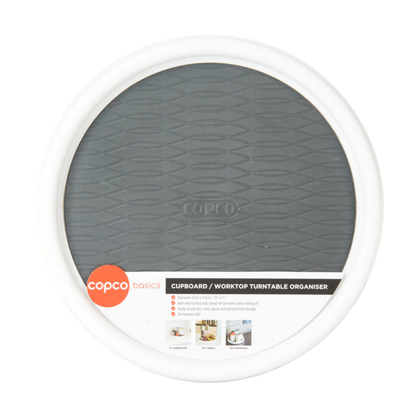 Copco Small White Lazy Susan Food Storage Solution image 3