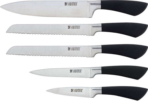 Sabatier Maison Stainless Steel 5 Piece Knife Block image 3