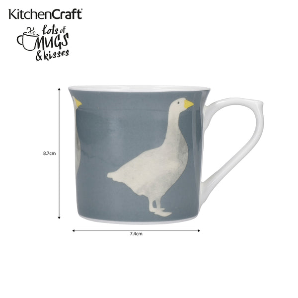 KitchenCraft Fluted Geese Design Mugs - Set of 4 image 8