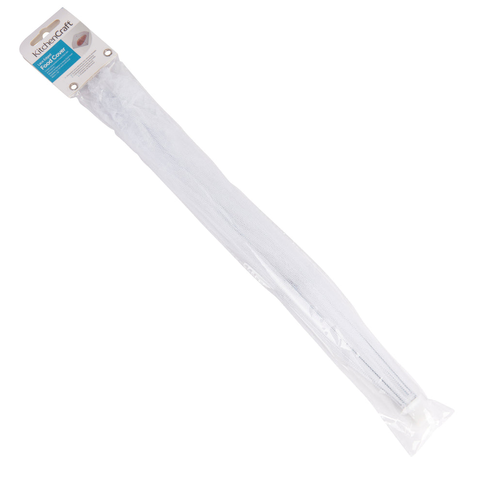 KitchenCraft 40cm White Umbrella Food Cover