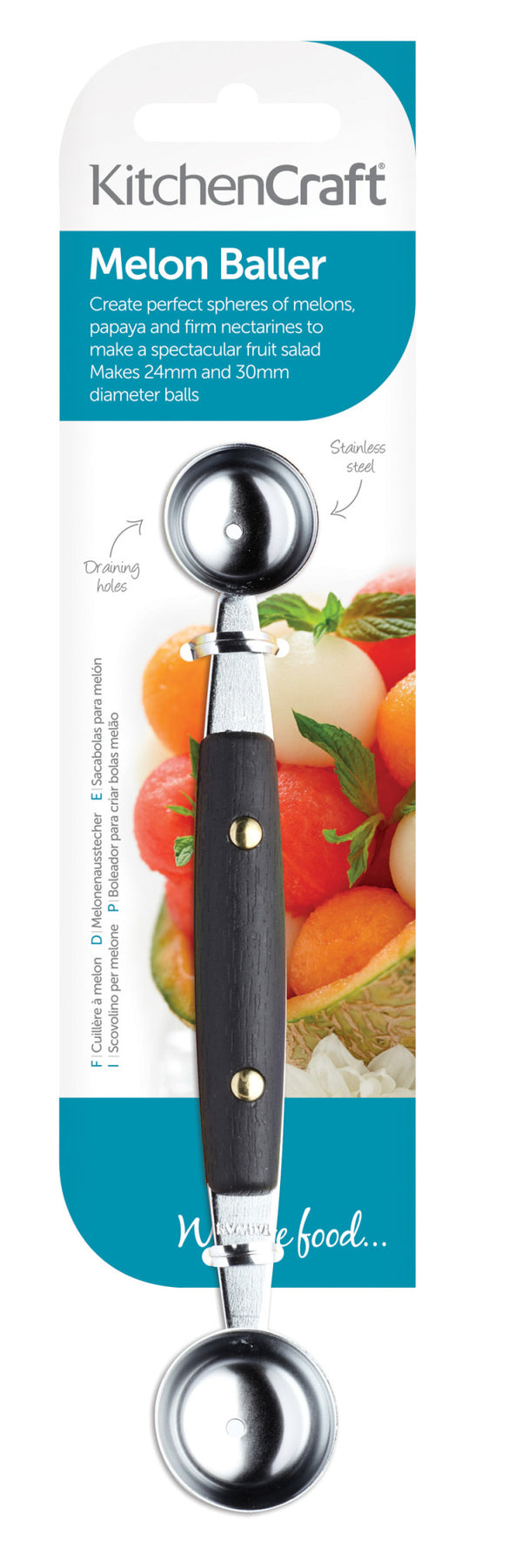KitchenCraft Double Headed Melon Baller image 3