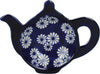 3pc Ceramic Tea Set with Globe® 4-Cup Teapot, Canister and Tea Bag Tidy - Small Daisies