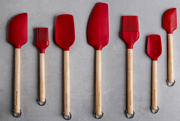 KitchenAid Birchwood Scraper Spatula - Empire Red image 7