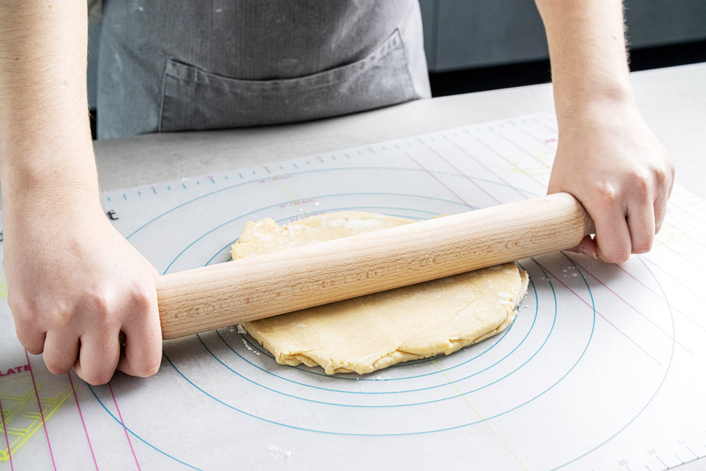 KitchenCraft Beech Wood Solid 40cm Rolling Pin