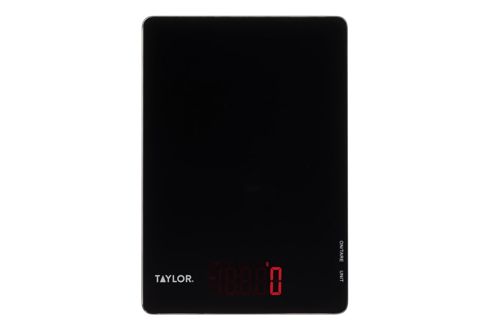 Taylor Pro Black Glass Digital Dual 5Kg Kitchen Scale