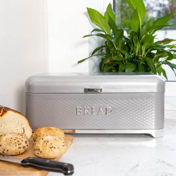 Lovello Textured Bread Bin - Shadow Grey image 5