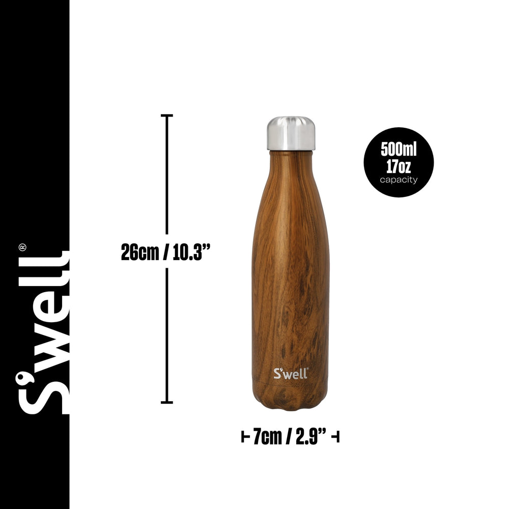S'well Teakwood Drinks Bottle, 500ml