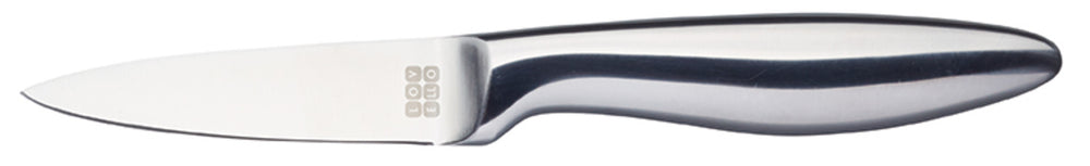 Lovello Retro 5-Piece Midnight Black Stainless Steel Knife Set and Knife Block