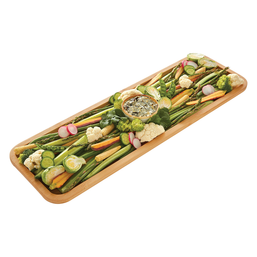 Farberware Build-a-Board Bamboo Platter, 17.5 x 56CM