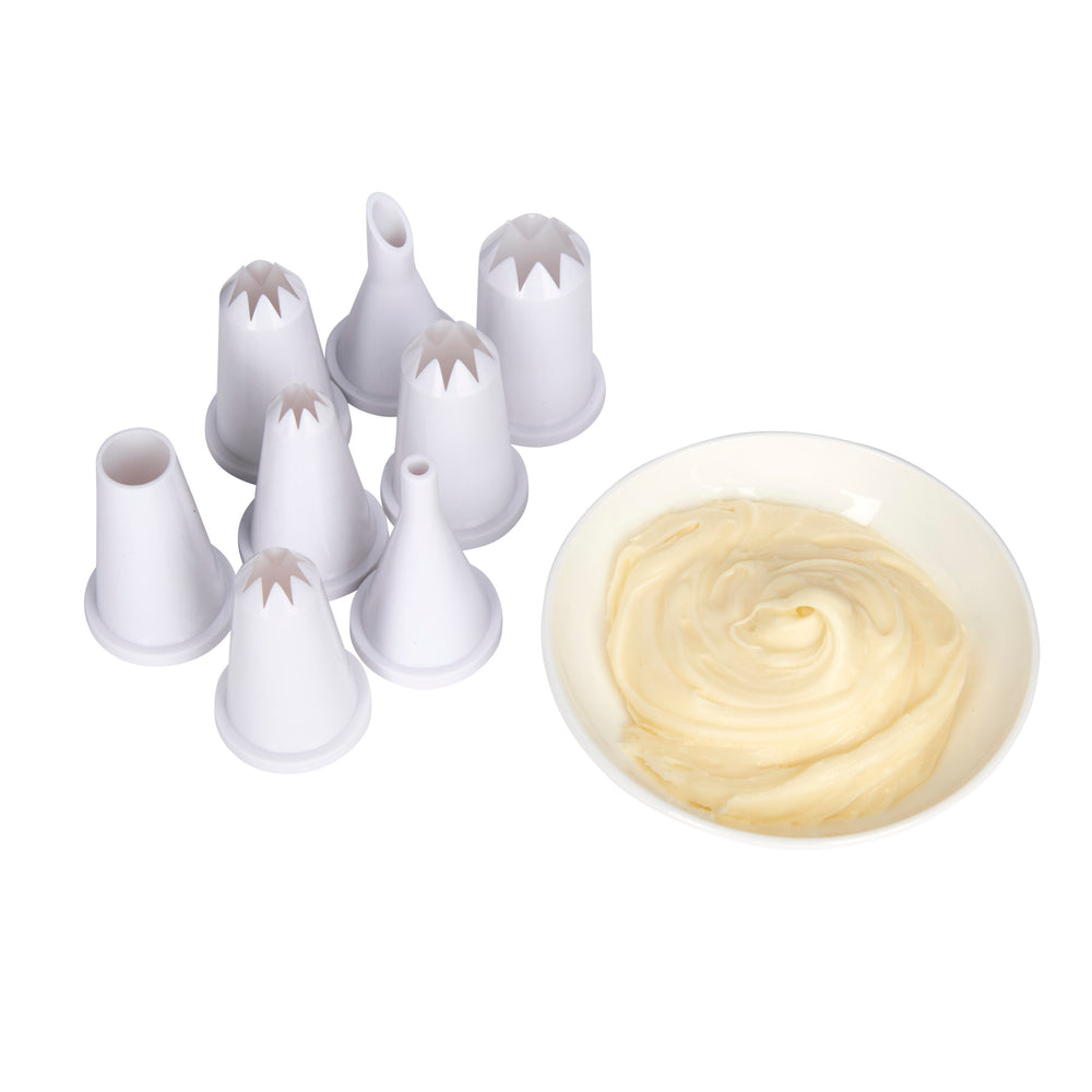Sweetly Does It Plastic Piping Set With 8 Nozzles