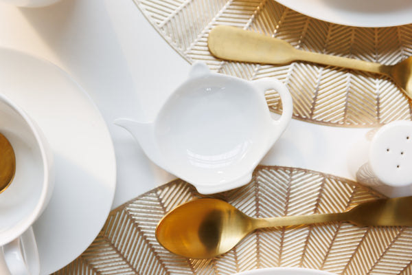 Mikasa Chalk Porcelain Teabag Tidy, 12cm, White image 4