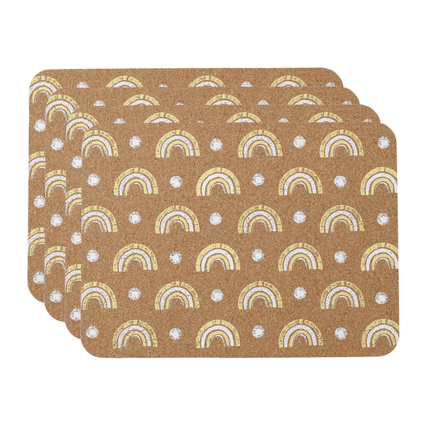Creative Tops Printed Cork Placemats, Set of 4, Rainbow Design, 29 x 21.5 cm image 9
