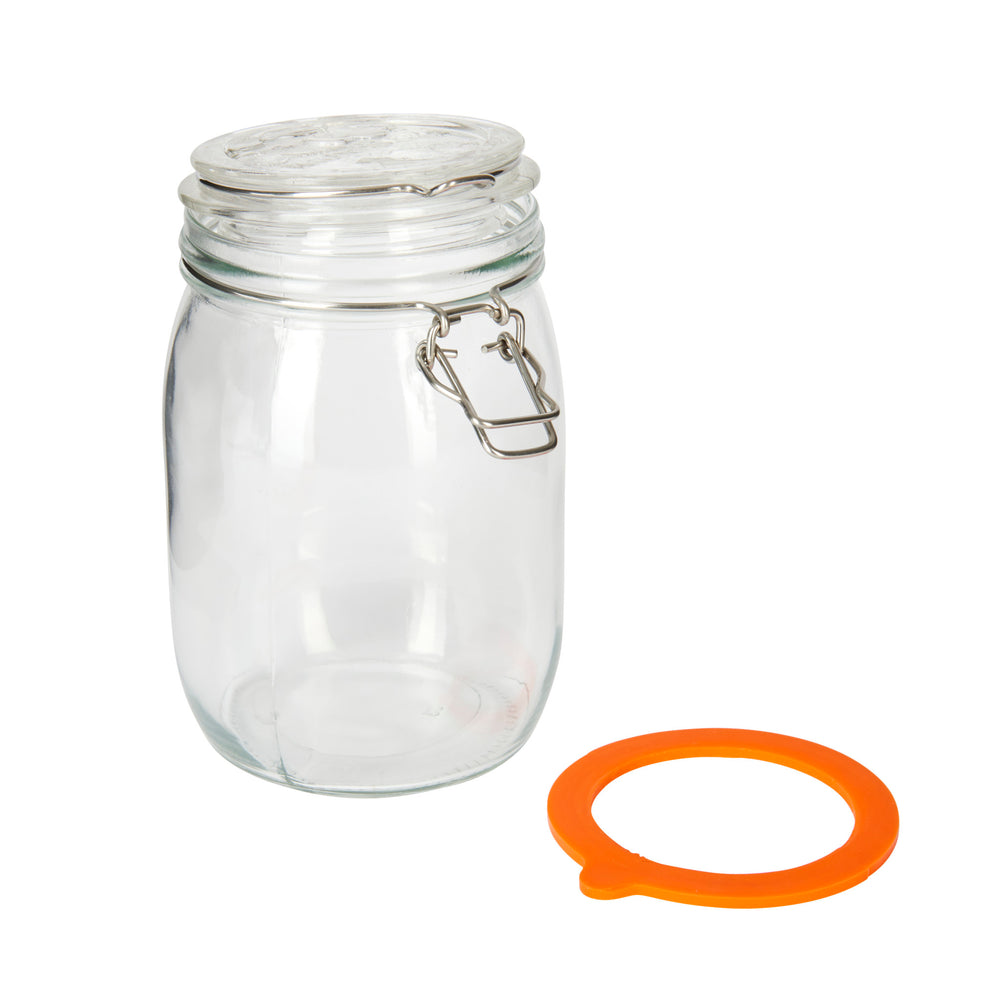 Home Made Glass 1 Litre Preserving Jar