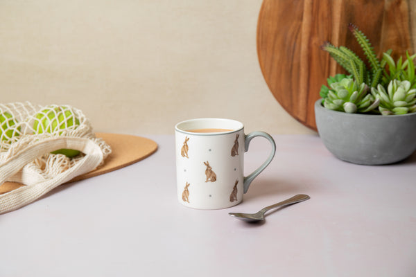 Mikasa Hare Straight-Sided Porcelain Mug, 280ml image 2