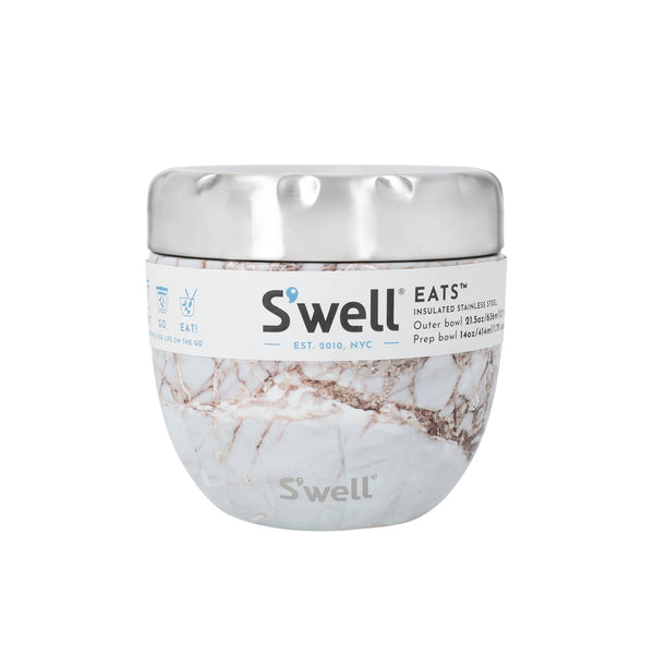 Calacatta Gold S’well Eats 2-in-1 Food Bowl, 636ml image 4