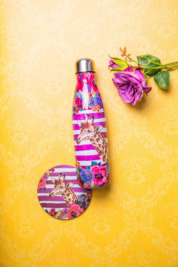 Mikasa Wild at Heart Giraffe Water Bottle, 500ml image 5