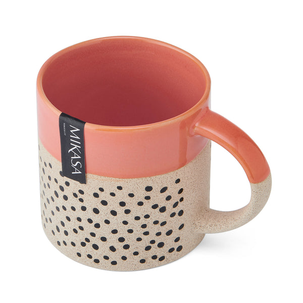 Mikasa Wax Resist Orange Glaze Mug, 390ML image 4