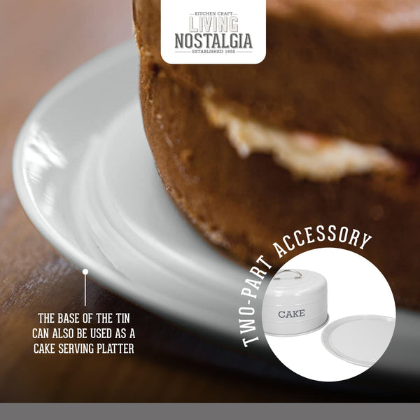 Living Nostalgia French Grey Domed Cake Tin image 10