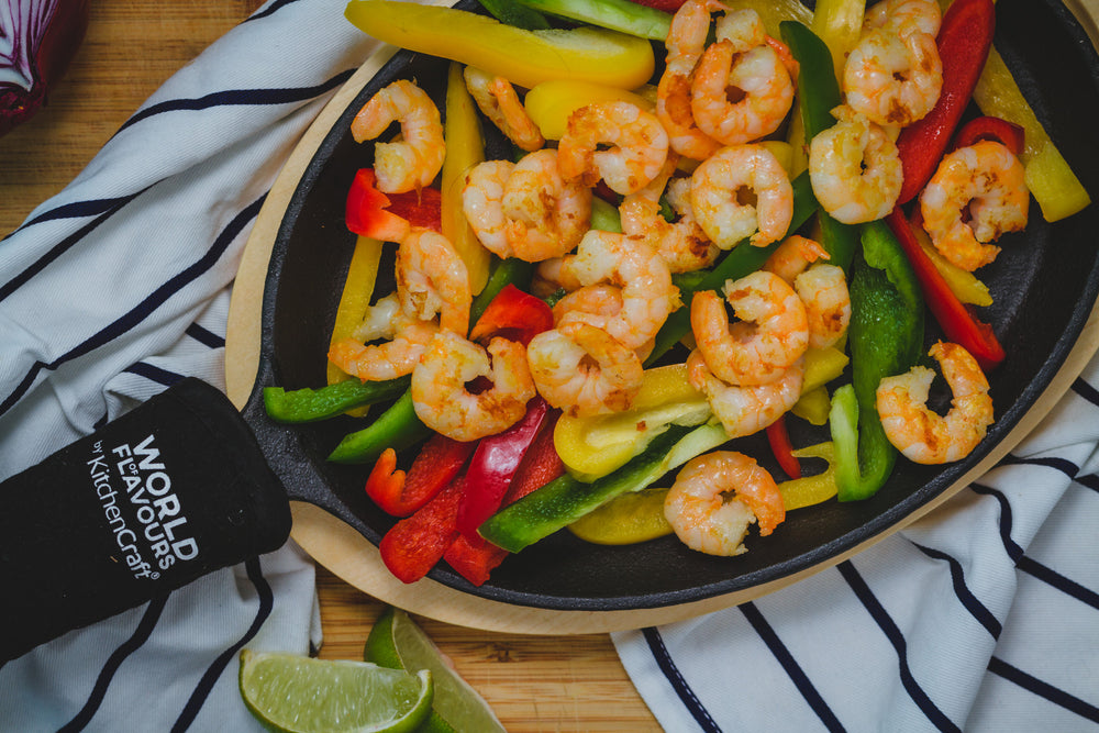 KitchenCraft World of Flavours Cast Iron Fajita Sizzler